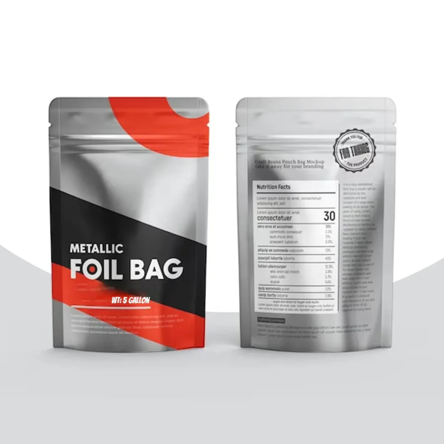 16 OZ Mylar Bags