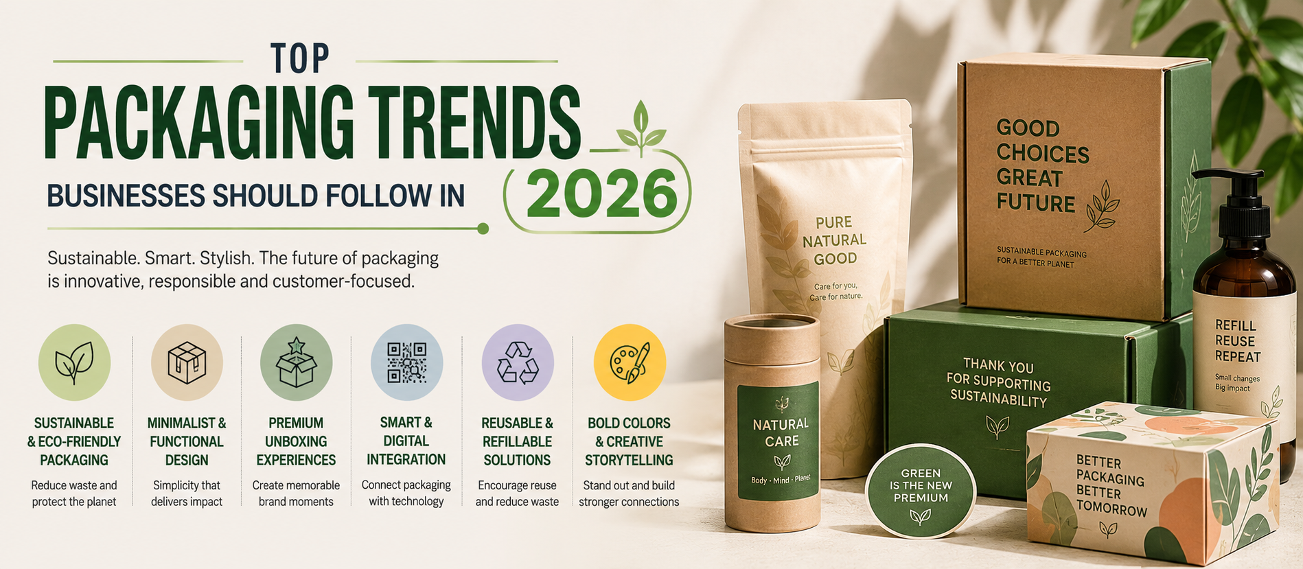 Top Packaging Trends Businesses Should Follow in 2026