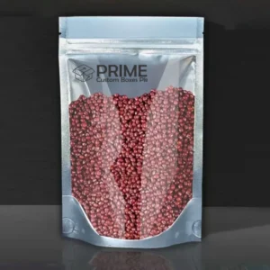 Clear and White Mylar Bags