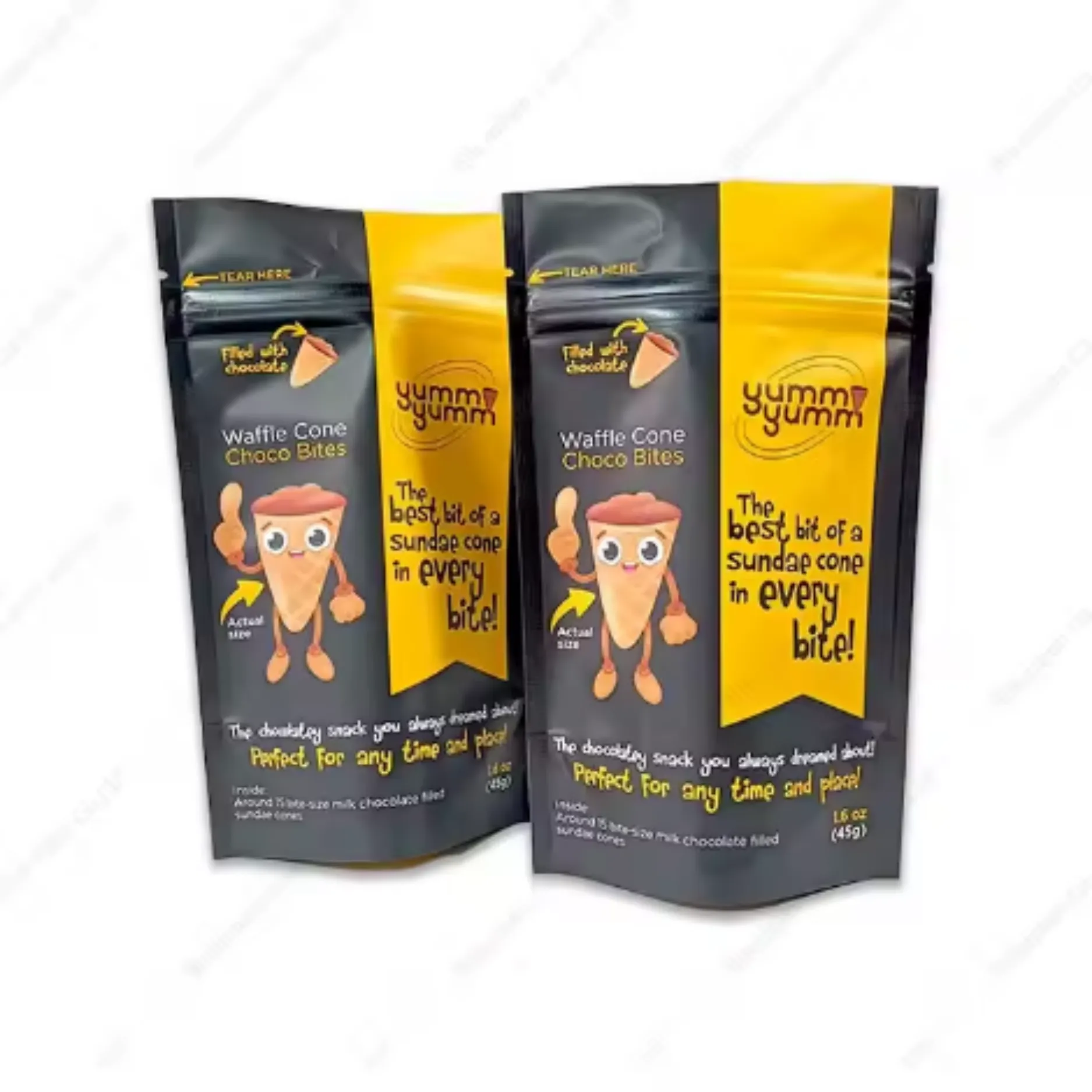 Custom Biscotti Mylar Bags