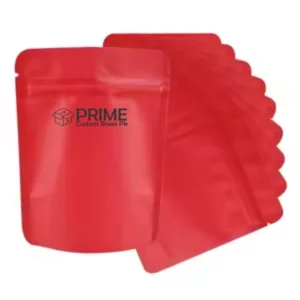 Custom Red Mylar Bags