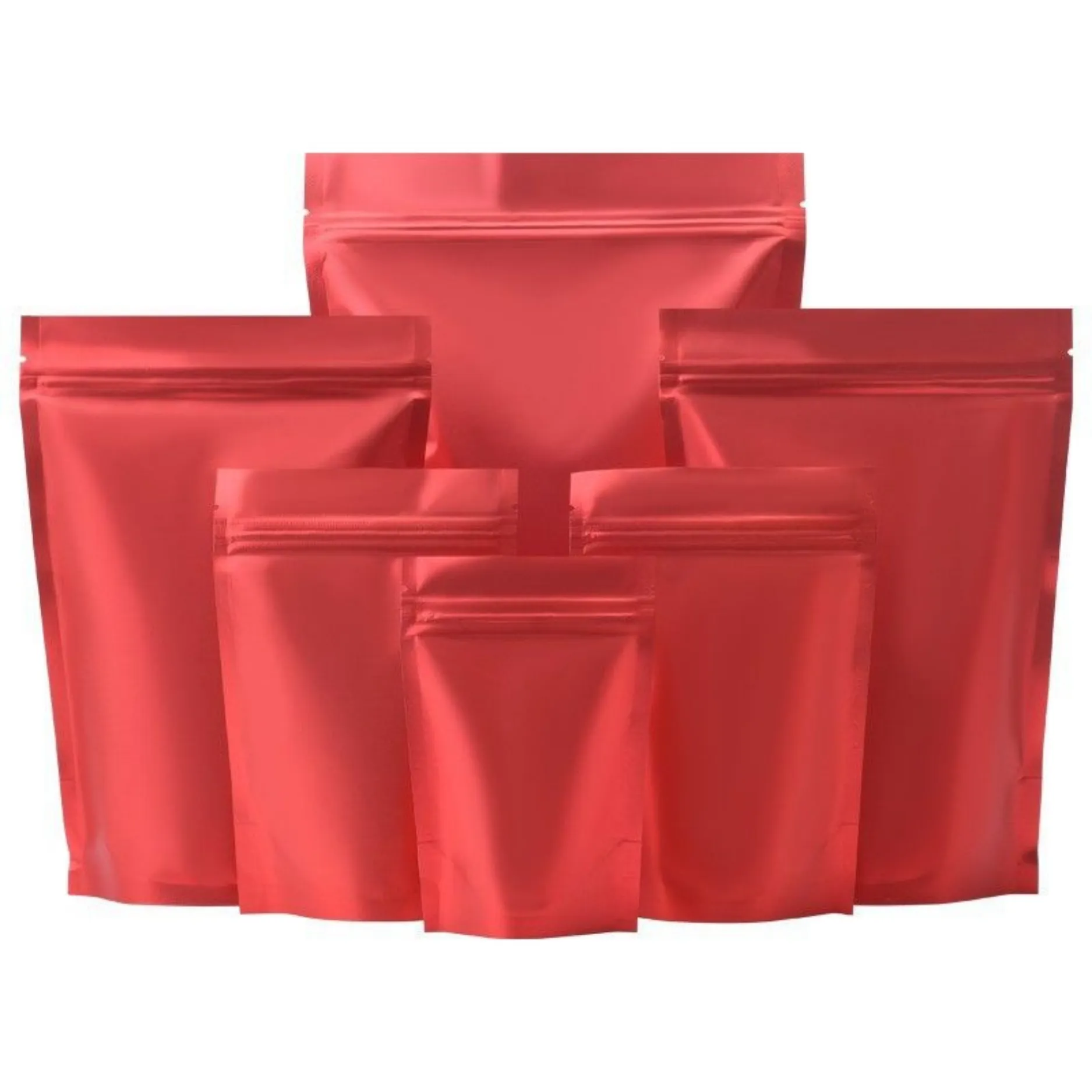 Custom Red Mylar Bags