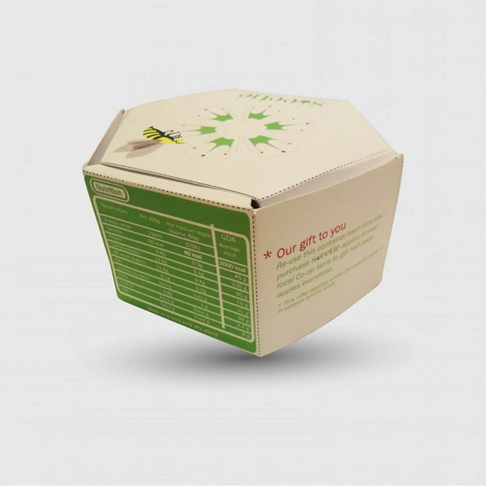 Food Hexagon Boxes