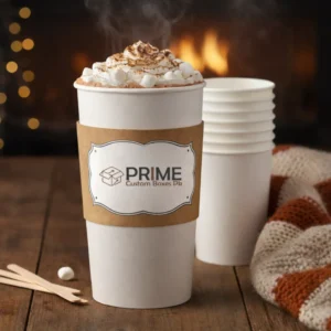 Hot cocoa paper cups