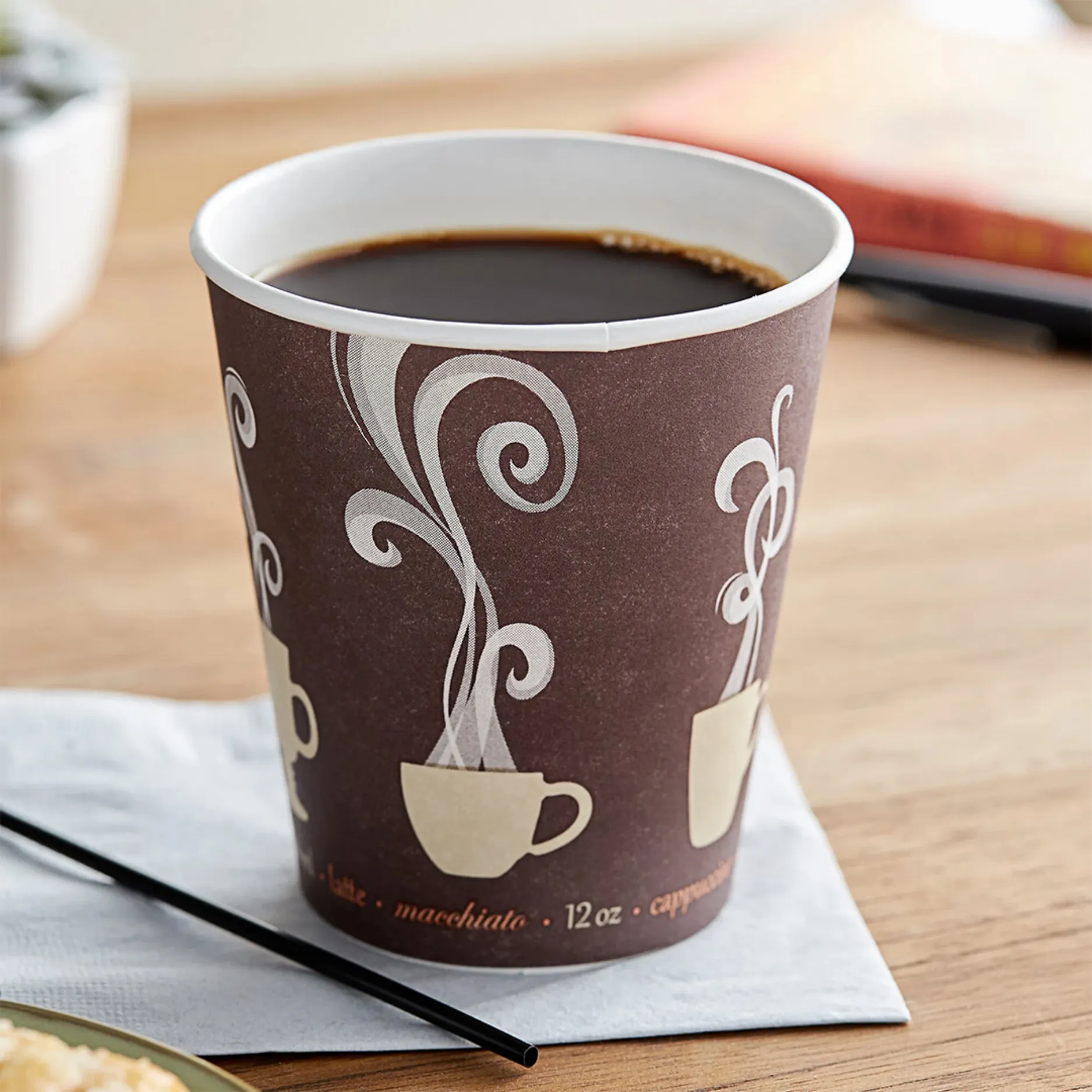 Hot cocoa paper cups