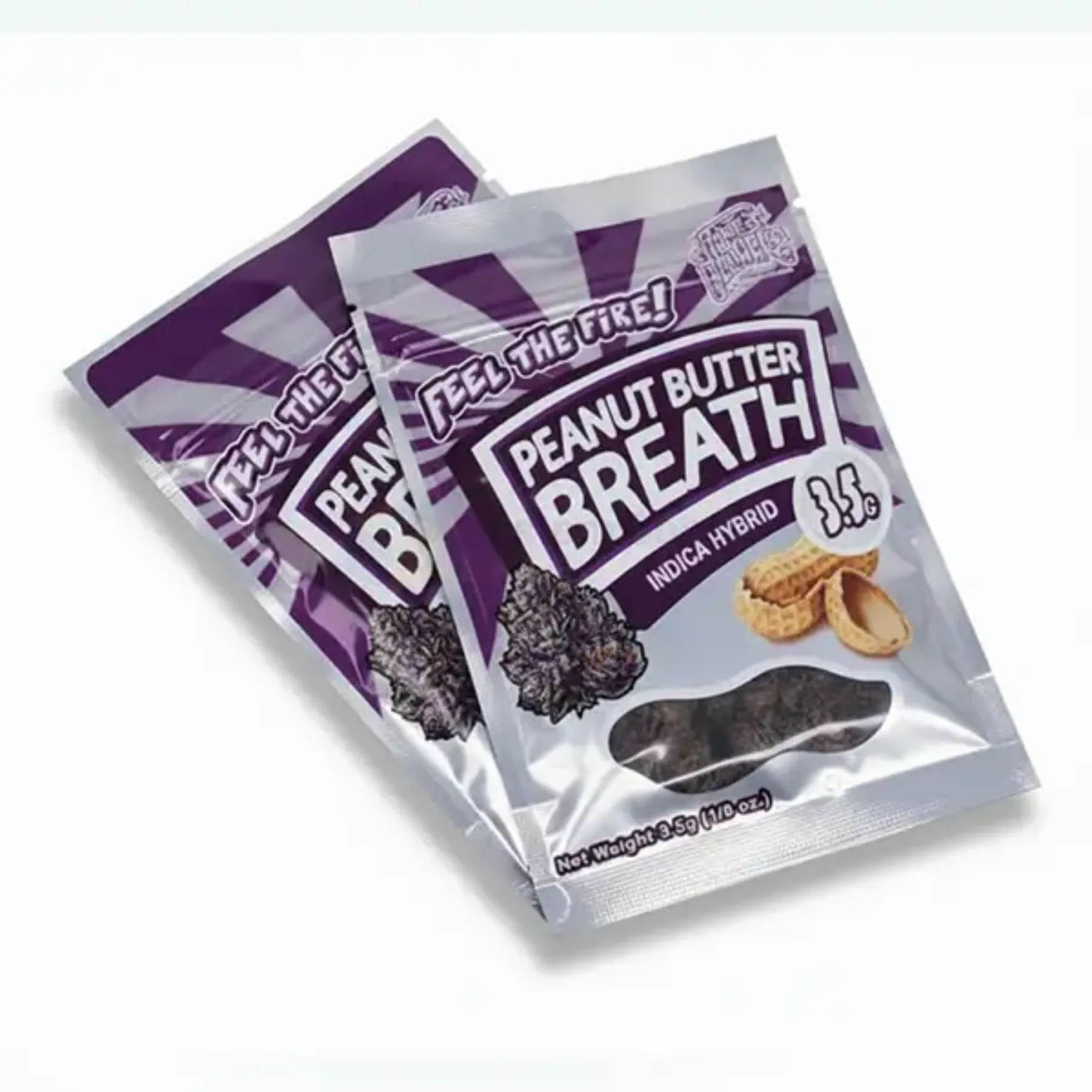 Peanut Butter Breath Mylar Bags
