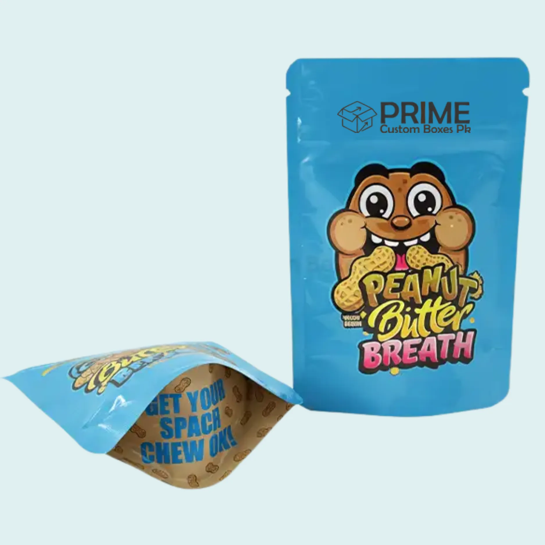 Peanut Butter Breath Mylar Bags
