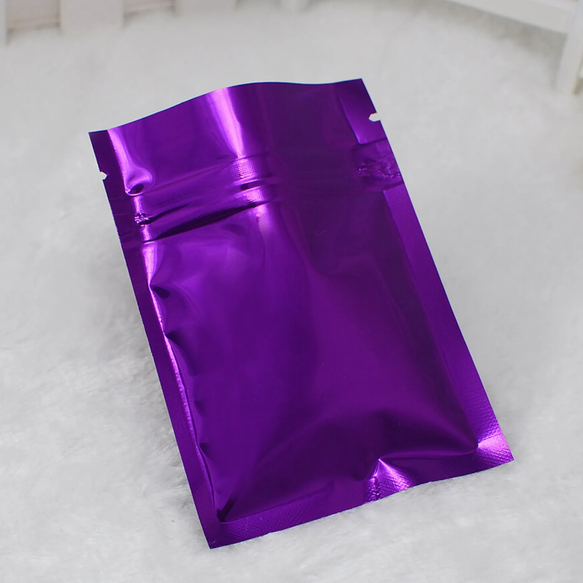 Purple Mylar Bags