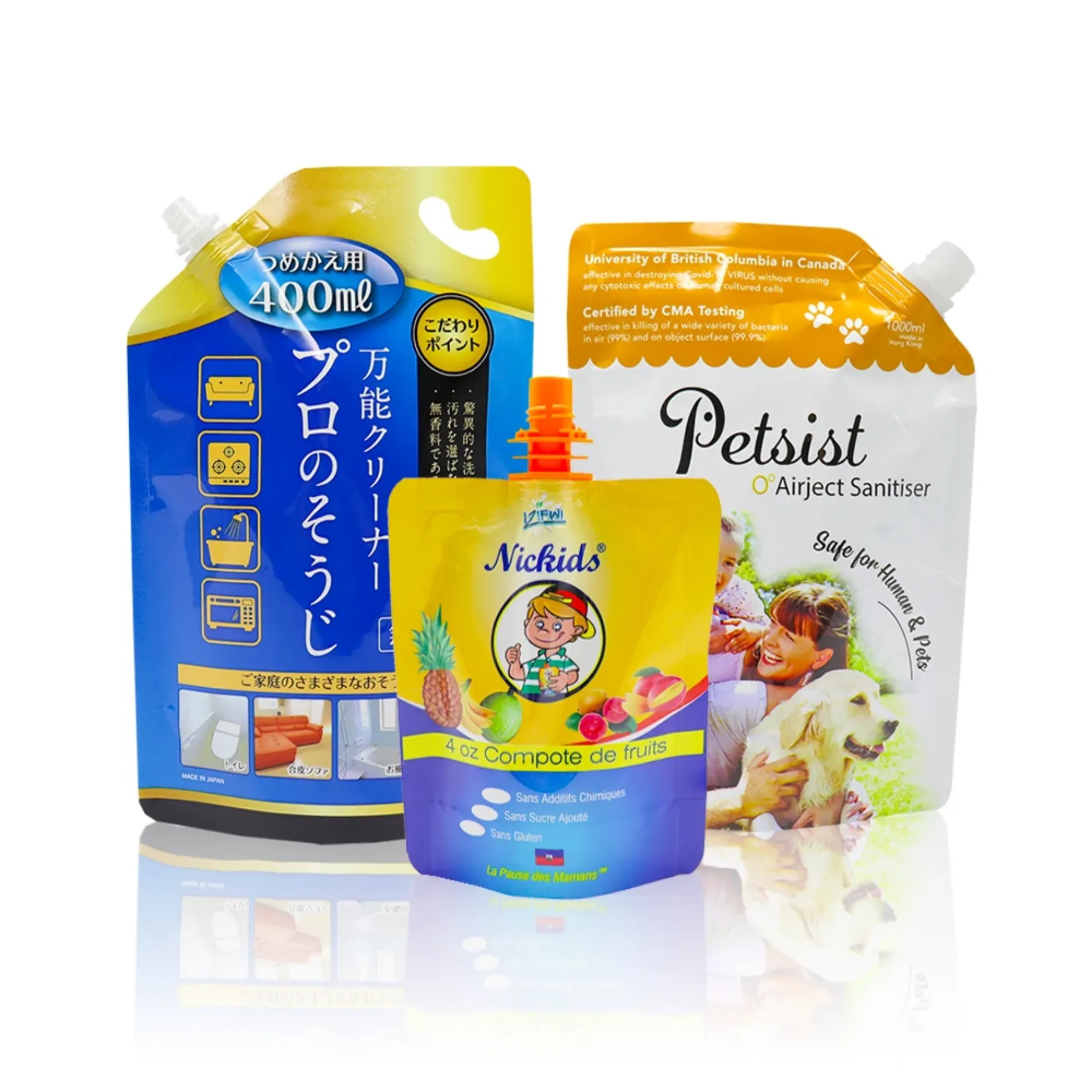 Spouted Stand up Barrier Pouches